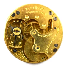 Vintage Elgin Grade 289 6s 7J Hunting Pocket Watch Movement lot.fe