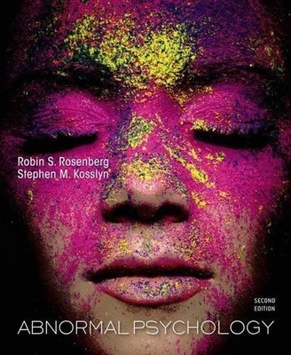 Abnormal Psychology, Stephen Kosslyn