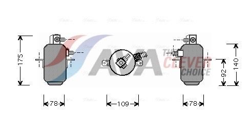 Ava Clever Choice Trockner, Klimaanlage MSD081 FüR MERCEDES-BENZ-image