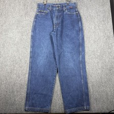 Vintage FUBU Jeans 32x32 Y2K Baggy Skater Grunge Blue Wide Leg Hip Hop