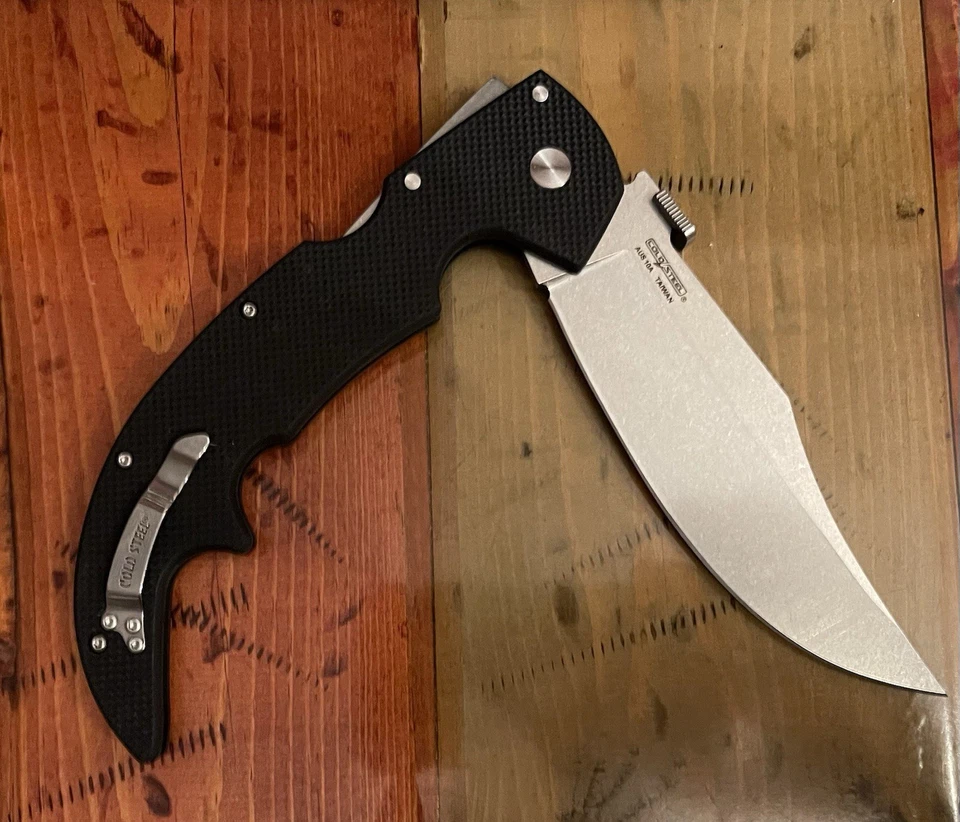 Cuchillo Plegable de Bolsillo Cold Steel Espada AUS10A Hoja Táctica Ultra Afilada Foto 2 de 4