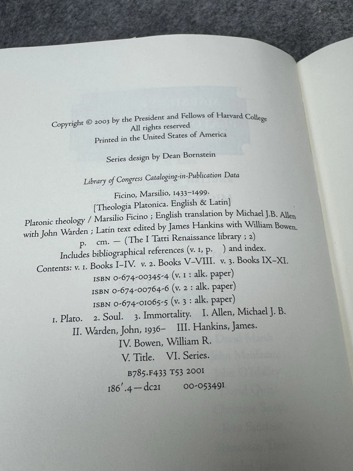 I Tatti Renaissance Library Vols 1-7 Harvard 2001-03 7 HC Ficino Boccaccio image 7
