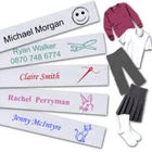 100 SATIN Iron-on School Name Tapes Name Tags Labels