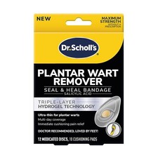 Dr Scholls Plantar Wart Remover Hydrogel Technology Maximum Strength 6 Pads