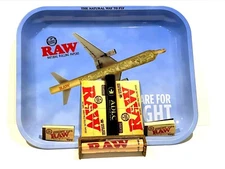 Bundle-7 Items-Raw Rolling Paper R.Y.O (roll your own) Cigarette Kit