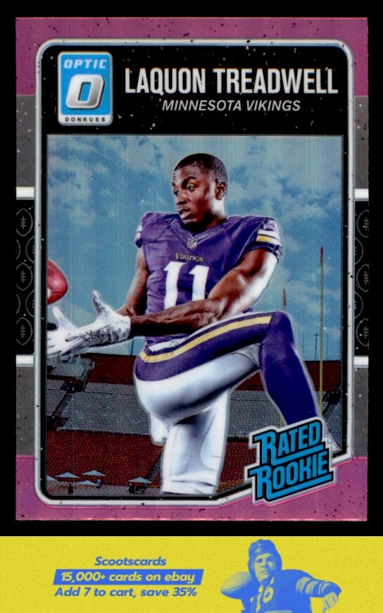 Laquon Treadwell Panini Donruss Optic #183 Pink