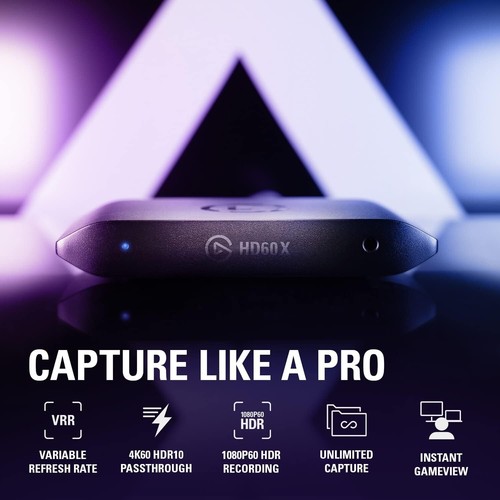Elgato HD60 X External Capture Card. Stream and record in 1080p60 HDR10 or 4K30 - Zdjęcie 3 z 5
