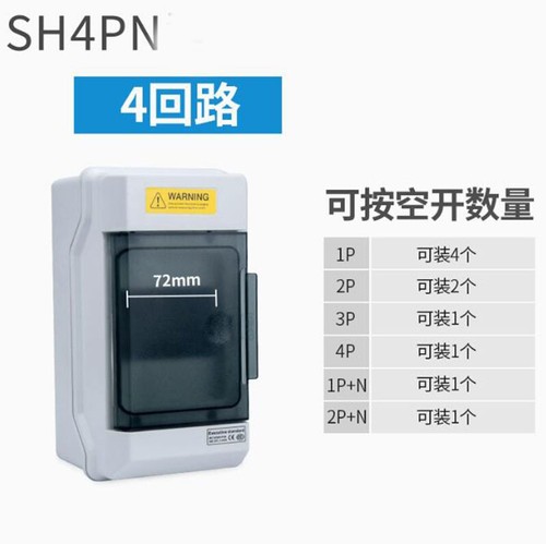 IP65 Waterproof Electrical Circuit Breaker Distribution Box HT-2/5/8/12/24/36Way - Picture 22 of 28
