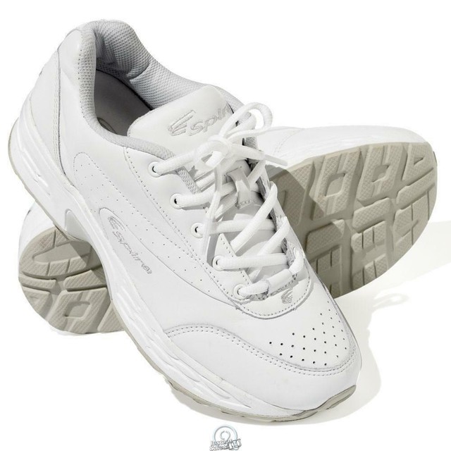 Womens Spira Spring Loaded Walking Shoes White Size 9 Laceup Model