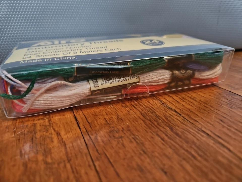 Airo Embroidery Threads. DMC Color Thread 24 Skeins Of 8 Meters Each - Image 3 of 4