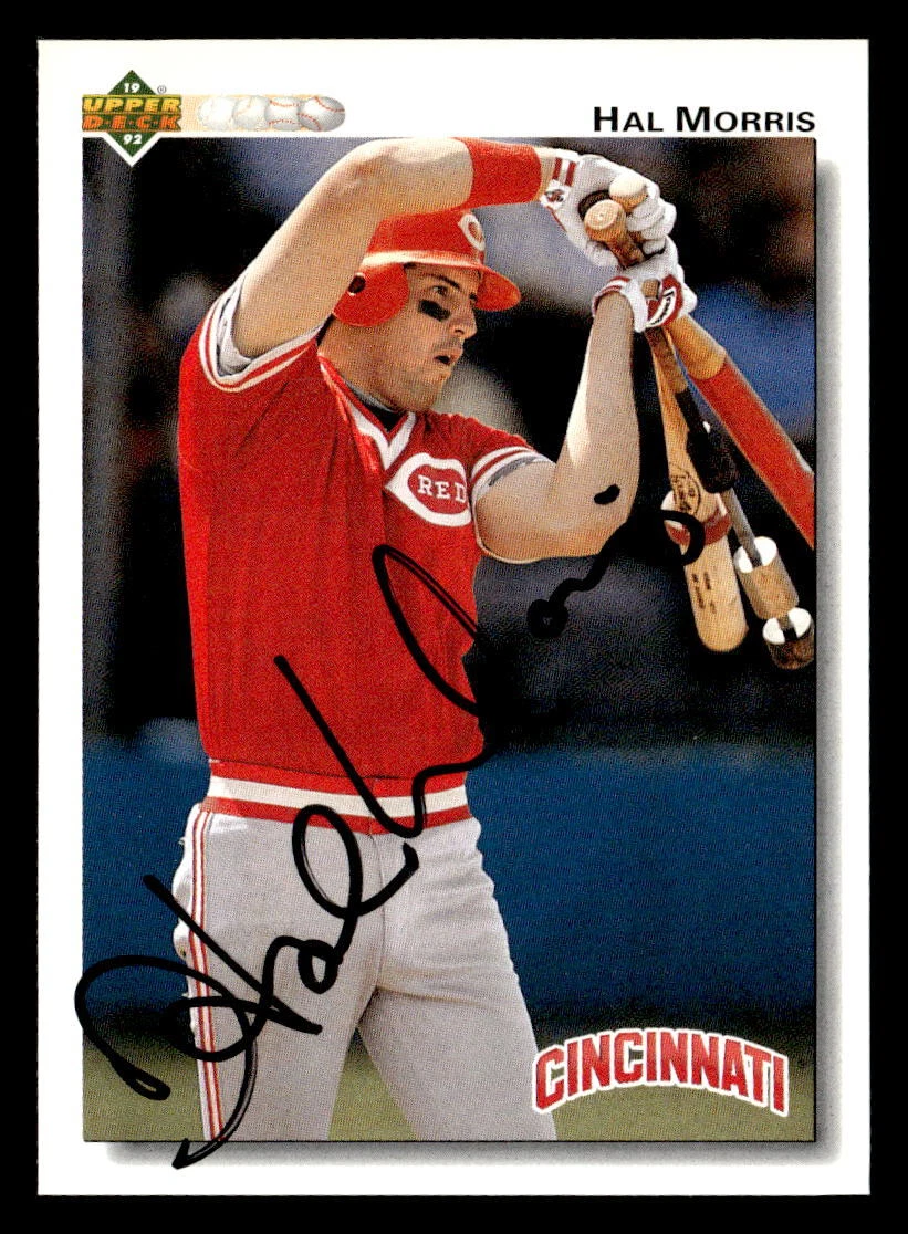 1992 Upper Deck #121 Hal Morris Autograph