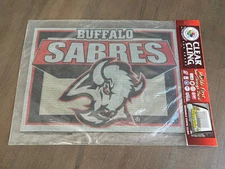 Buffalo Sabres Clear Cling Sun Shade Vintage See-Through Decal by Tag Express