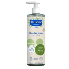 Mustela Certified Organic Micellar Cleansing Water -No-Rinse Natural Water Clean