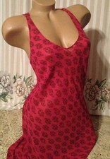 Victoria's Secret Long Gown VNTG XS Chemise slip Strappy  N glig e Glossy L62