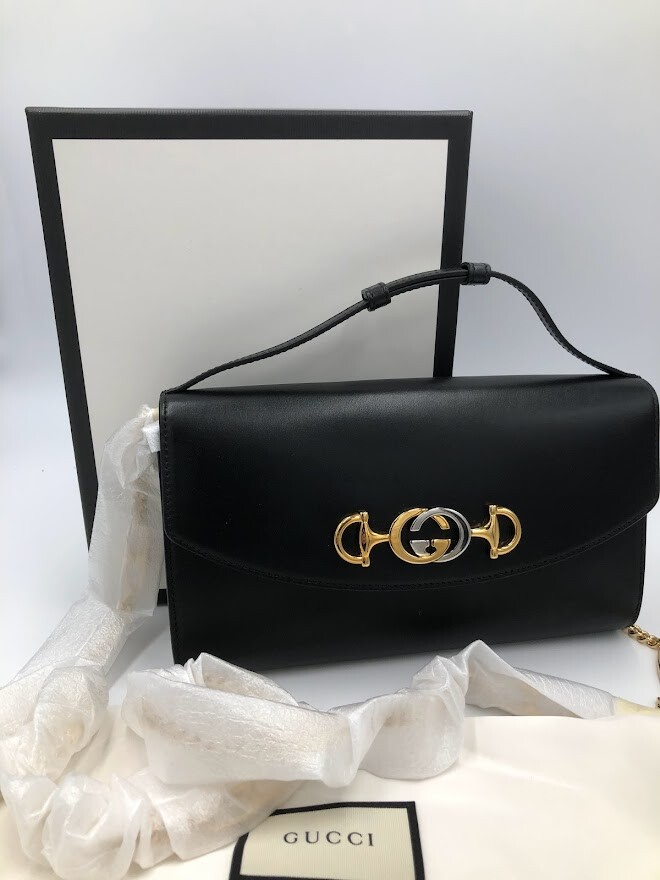GUCCI 黒 レザー手袋 ゴールドロゴ GUCCI Smooth Calfskin Small Zumi Shoulder Bag Black | eBay