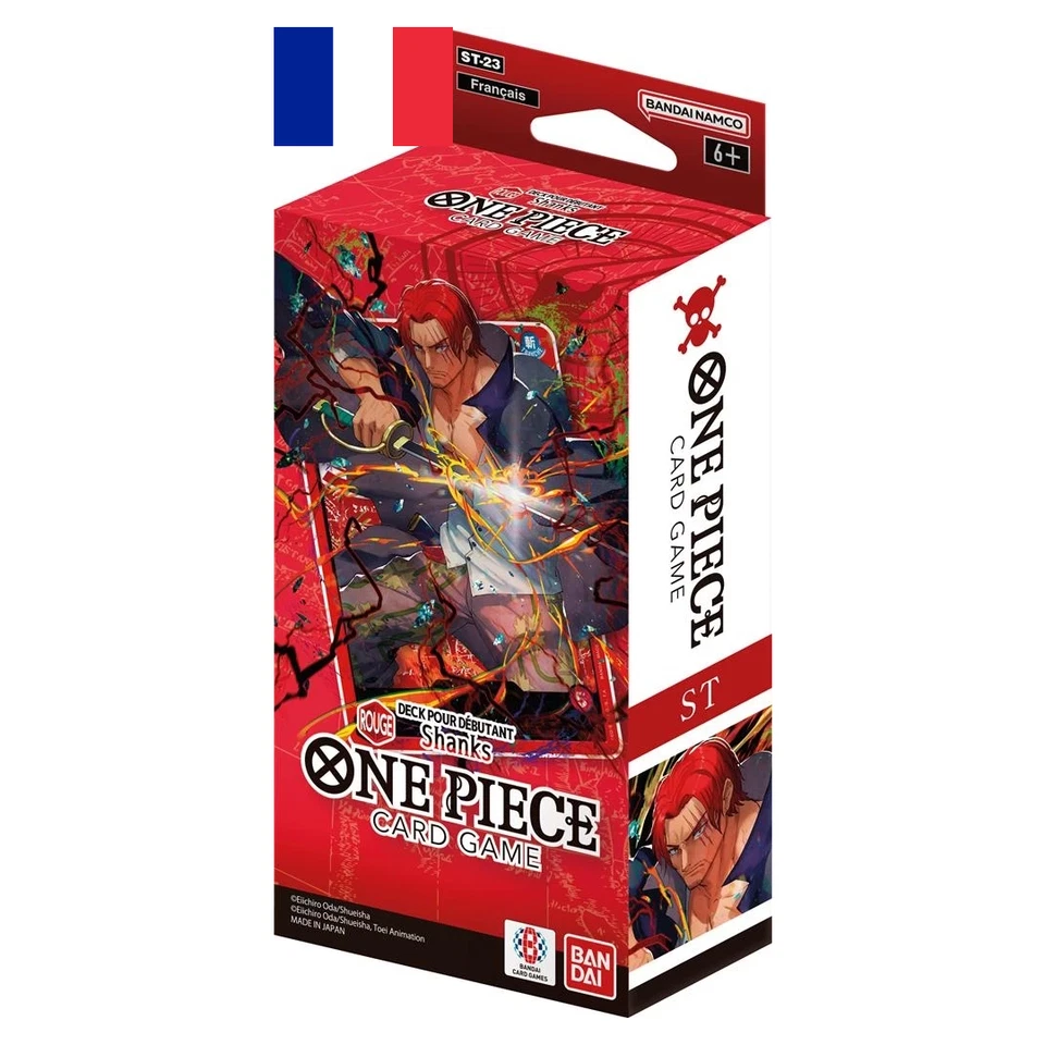 One Piece Card Game ! Deck ST23 "Rouge Shanks" Français !