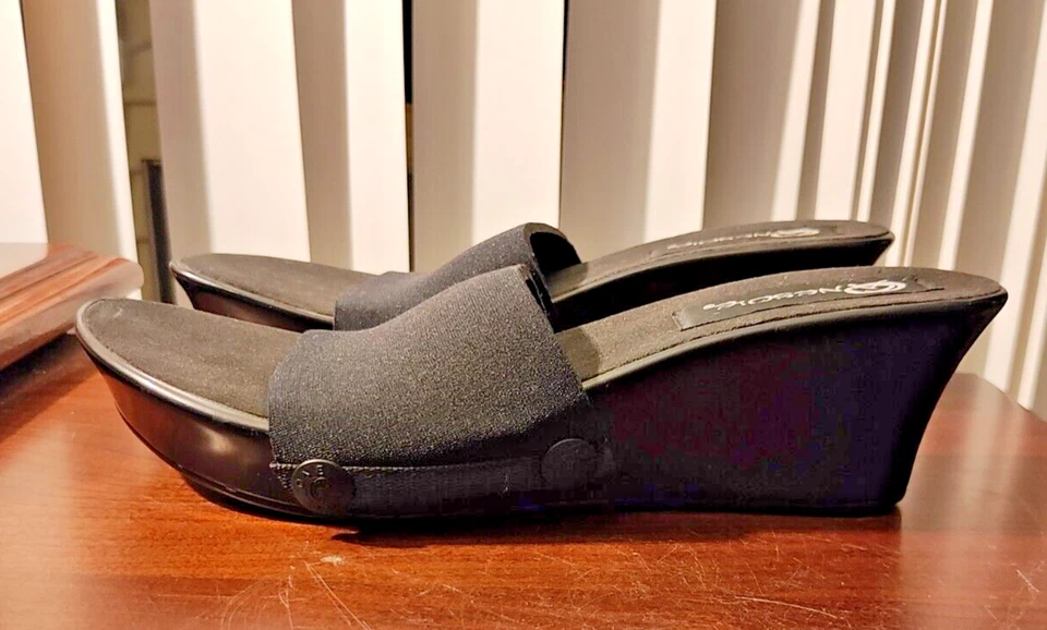 Zapatos con suela - Talla 10 - Negro - Nuevos en caja - con 2 pares adicionales de toppers Foto 4 de 4