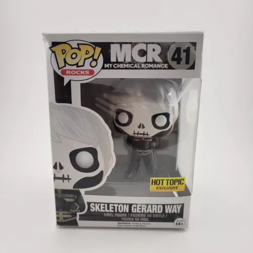 Funko POP! Rocks My Chemical Romance Gerard Way Skeleton #41 Hot Topic exclusive