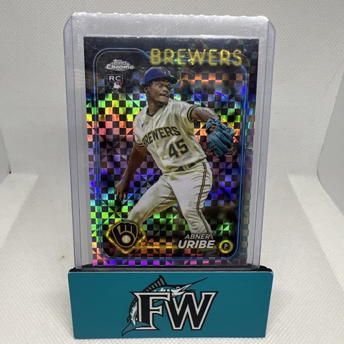 Abner Uribe 2024 Topps Chrome Xfractor Rookie #276 Milwaukee Brewers RC - Picture 1 of 2