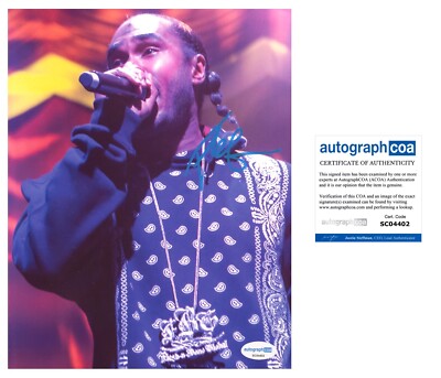 FLESH N BONE SIGNED BONE THUGS N HARMONY 8x10 PHOTO - ACOA COA