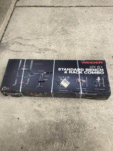 Weider XR 6.1 Weight Bench Press with Leg Developer and Exercise Chart