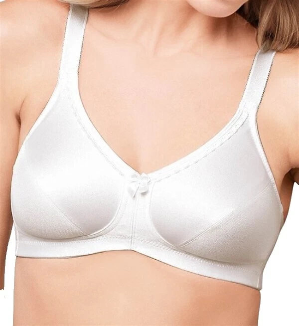 Brasieres y blanco Nylon Amoena Bra Sets para Mujeres