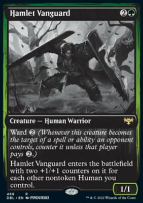 MTG Magic the Gathering Hamlet Vanguard (468/633) Innistrad Double Feature NM