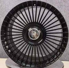 24" INCH ROLLS ROYCE RIMS CULLINAN GHOST PHANTOM BLACK WHEELS SET OF 4