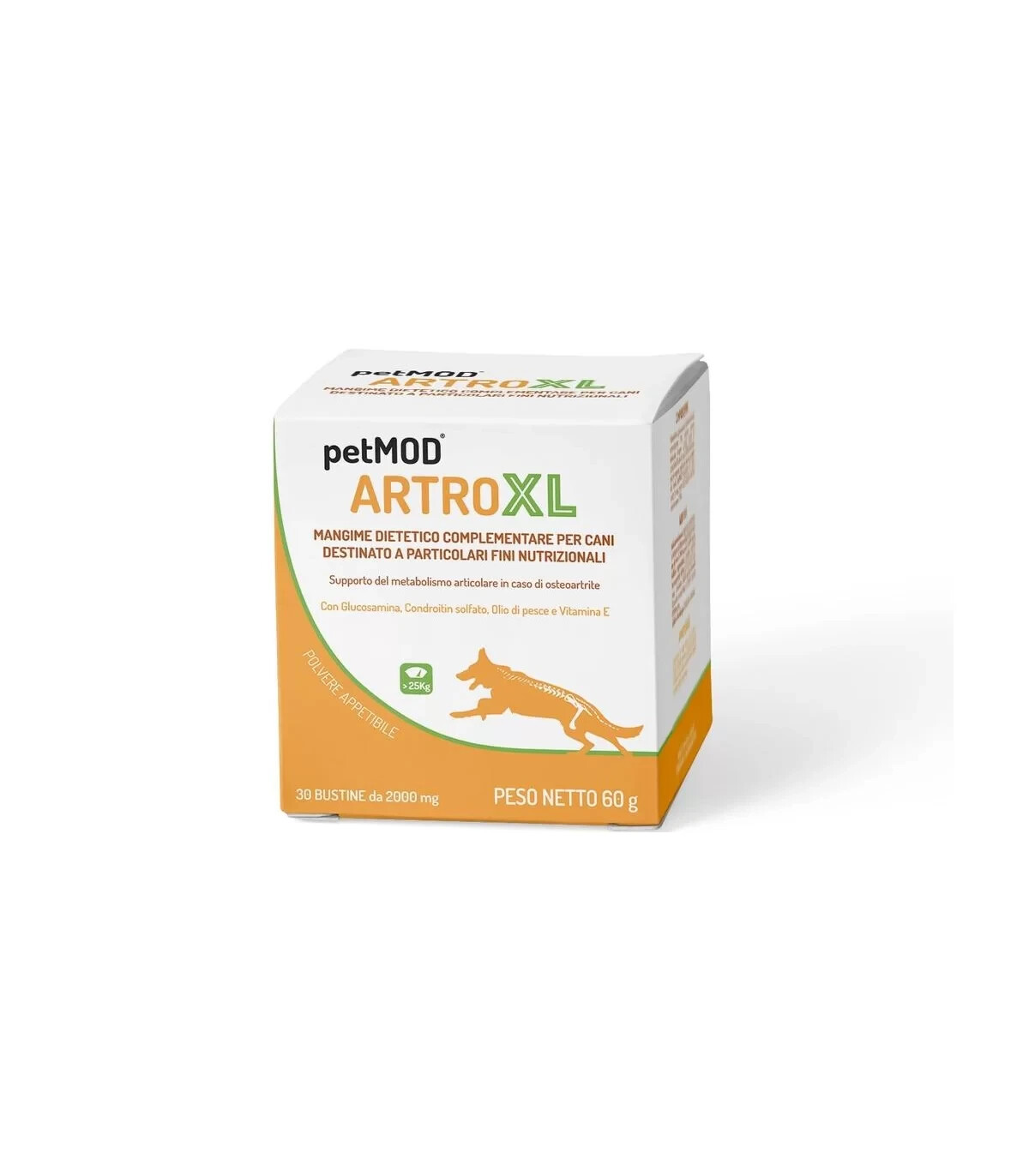 Petmod artro XL 30 bustine 2000 mg - integratore per cani sopra i 25 kg