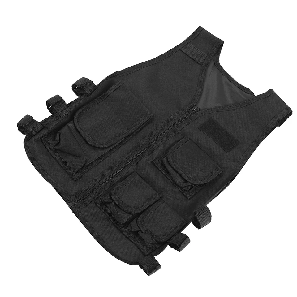 Airshi 儿童保安训练军用背心可调节透气 CH — 第 2/4 张图片