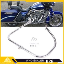 Highway Engine Guard Crash Bar Fit For Harley Touring FLHT FLHX FLHR 2009-2024