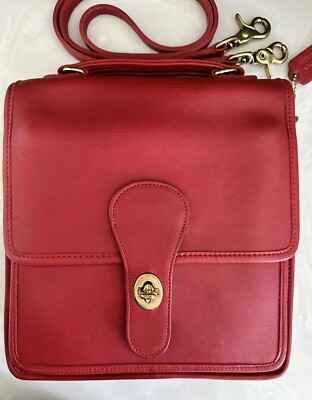 バッグ 1917 Coach Accessory Porch Signature Red バッグ 1917 Coach Accessory Porch Signature Red バッグ 1917 Coach