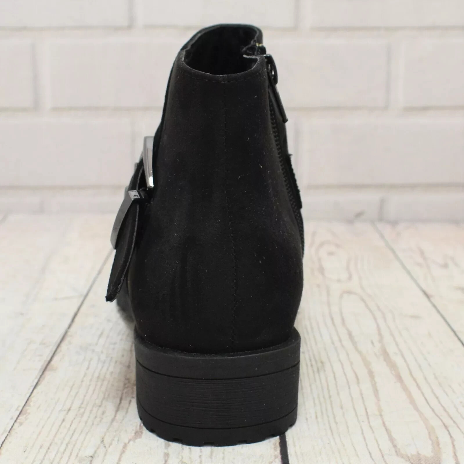 Womens Head over Heels Pauline Black Low Heel Zip Up Ankle Boots UK 3 RRP. £70 image 4