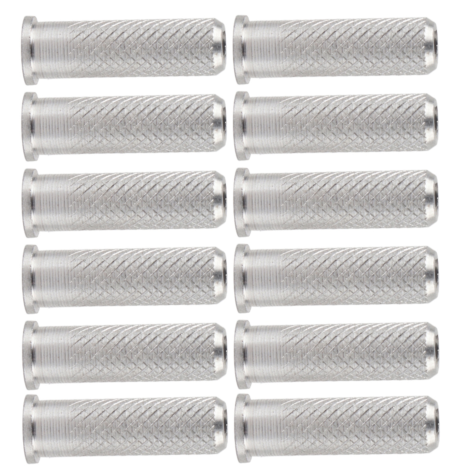 Aluminum Inserts For Arrows 12pcs Replacements Archery Base Insert Base