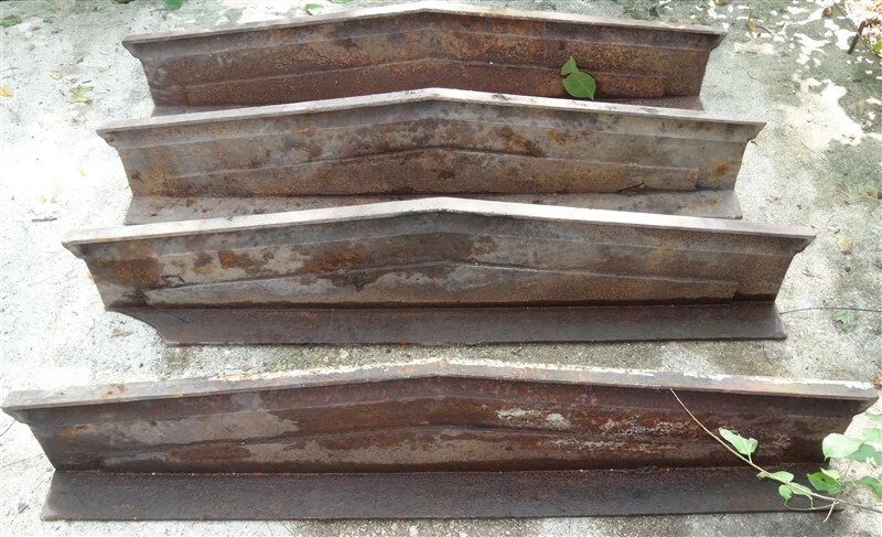 4 antiguos mausoleo de casa de piedra dintel puerta ventana dórica arquitectónica hierro fundido  Foto 4 de 4