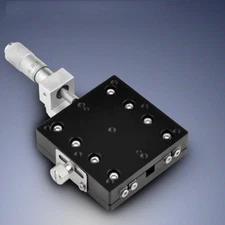 X-Axis Trimming Platform Manual Cross Rail Linear Stage Slider Bearing 30-125mm