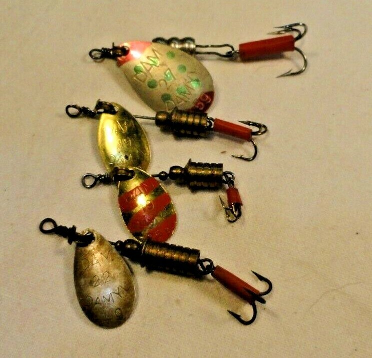 antique dam fishing lures Vintage Ever Ready Artificial Bait Fish Getter Or Spinner In Box DAM MOUSE FISHING LURE VINTAGE