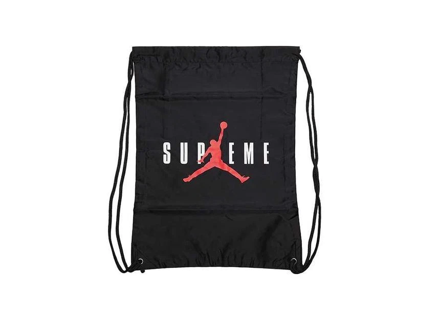 Sac à cordon noir Supreme Jordan