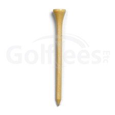 1000 x 3 1/4" Wooden Golf Tees - NATURAL 10 x Bags of 100 