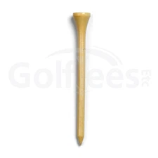 1000 x 3 1/4" Wooden Golf Tees - NATURAL (10 x Bags of 100)