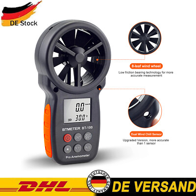 BTMETER 881M Digitaler Flügelrad-Windmesser – Bi Produktbild-Vorschau 2