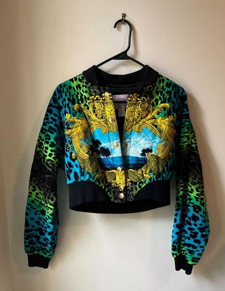Versace h&m top bomber jacket