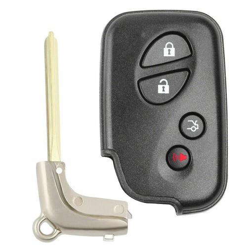 Smart Remote Key Case Shell Fob 4 Button + Insert Blade For Lexus IS250 IS350