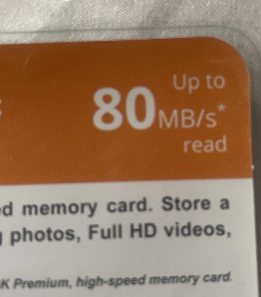 Integral High Speed SDHC Memory Card 32GB Up To 80MB/s - NEW SEALED - Image 3 of 4