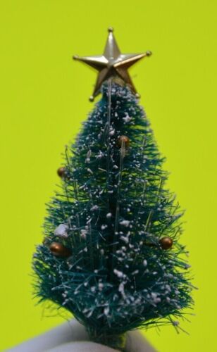 Modellbahn Baum - Tanne - Weihnachtsbaum Höhe 8 cm Beleuchtbar - Bild 1 von 5