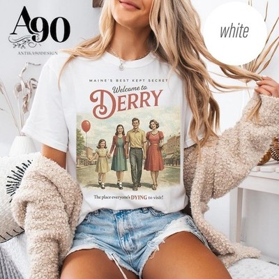 IT Welcome to Derry Shirt, Vintage Horror Comic Tee