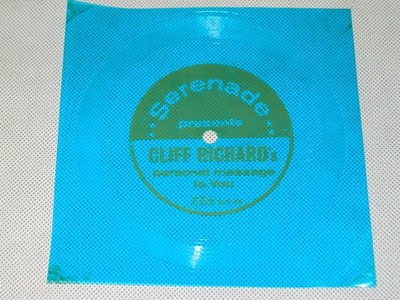 Cliff Richard Personal Message to you  1960 Serenade Magazine Turquoise Flexi VG