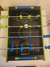 Mini Neon Color Foosball Soccer Tabletop Game Portable Travel Team Football