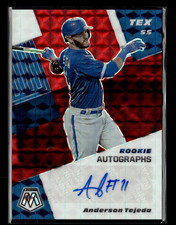 Anderson Tejada 2021 Mosaic Red Mosaic Prizm Auto