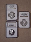 Silver 90% Kennedy halfs in PF 69 Ultra Cameo in ngc holders